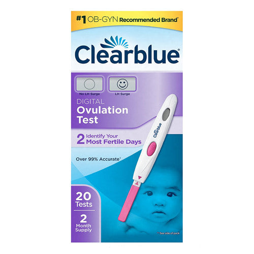 Clearblue Easy Digital Ovulation Test, Two Month Supply - 20 Tests in a Pack